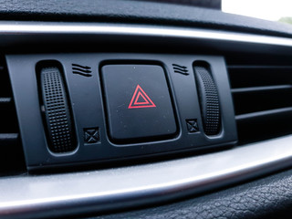 Hazard Button of A Car