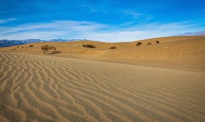 Textured sand from Sand Dunes in Death Valley, CA
