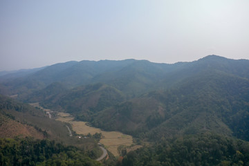 Arial view of Mountain 
