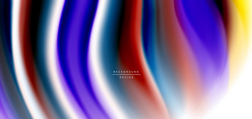 Silk smooth lines on white, liquid fluid color waves. Vector Illustrations For Wallpaper, Banner, Background, Card, Book, Illustration, landing page, cover, placard, poster, banner, flyer, design