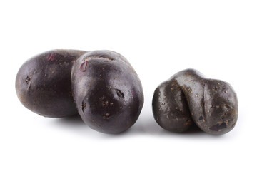 Potato in a shape of heart