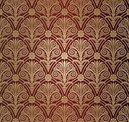 Paisley floral pattern , textile swatch , India	