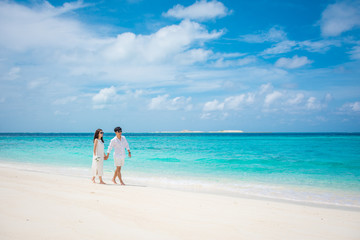 Fototapeta na wymiar 몰디브 - 신혼여행