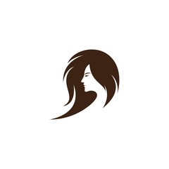 Hair salon logo creative vector icon