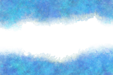 水 波 青 夏 水彩 背景