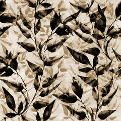 Art watercolor abstract texture.Watercolor leaves. Modern design, design backgrounds, wallpapers, packaging, wrapping paper, covers, posters.