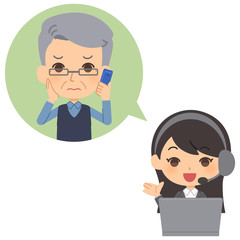 問題に対応するオペレーター