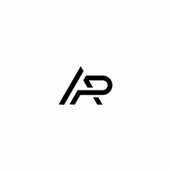 RA R A letter icon logo design