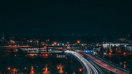 Morrison Bridge at Night