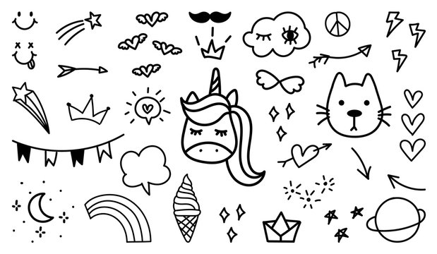abstract, animal, arrow, art, background, balloon, blog, book, bubble, cartoon, cat, chat, clipart, cloud, comic, creative, design, doodle, doodles, drawing, drawn, element, follow, graphic, hand, hea