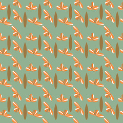 Seamless geometric pattern in pop art design. Vector abstract art.