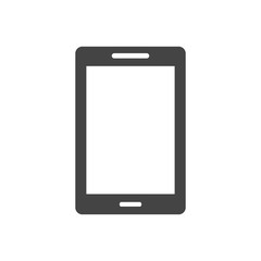 smart phone Icon on white background