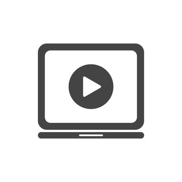 video tutorial icon vector from influencer collection