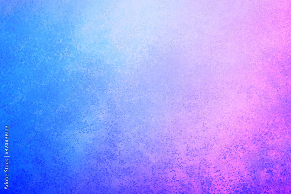 Poster blue pink empty background paint wall for backdrop ,a lot of space for text composition art image, w