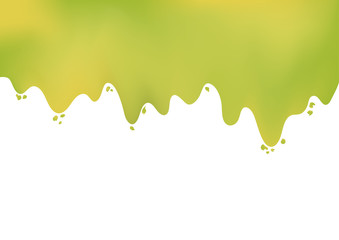 Abstract green, yellow gradient background.Vector illustration.