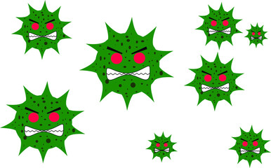 corona virus illustration