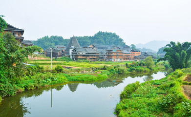 Fototapeta premium Sanjiang Dong Autonomous County, Liuzhou, china