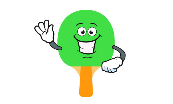 recommend clip art: Illustration Vector of ping pong cartoon characters flat design Perfect for T Shirt design,logo,sticker 