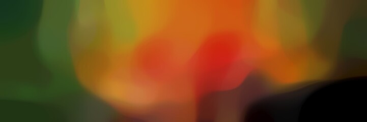 soft blurred horizontal background graphic with coffee, dark olive green and very dark green colors space for text or image