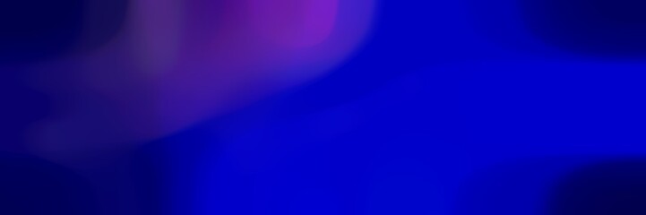soft blurred horizontal background with midnight blue, medium blue and dark slate blue colors and space for text