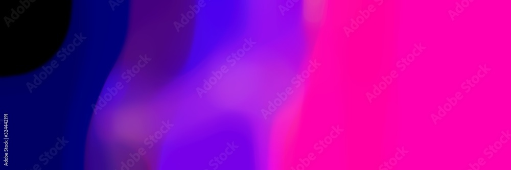 Fototapete blurred bokeh iridescent horizontal background bokeh graphic with midnight blue, dark violet and dee
