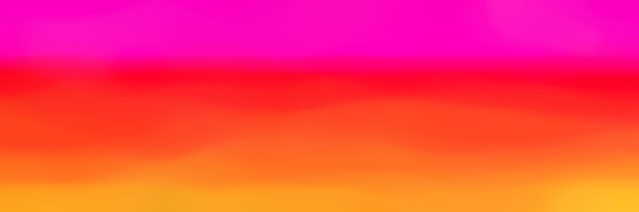 smooth horizontal background bokeh graphic with deep pink, vivid orange and crimson colors and space for text