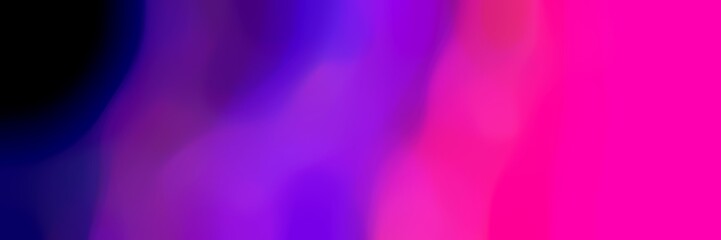 soft blurred iridescent horizontal background with very dark blue, deep pink and dark magenta colors space for text or image