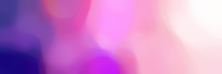 soft blurred horizontal background texture with pink, dark slate blue and medium orchid colors and space for text