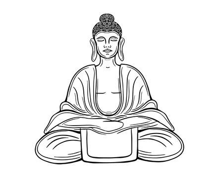 My drawing of Buddha