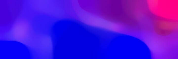 blurred horizontal background texture with blue, dark orchid and deep pink colors and space for text