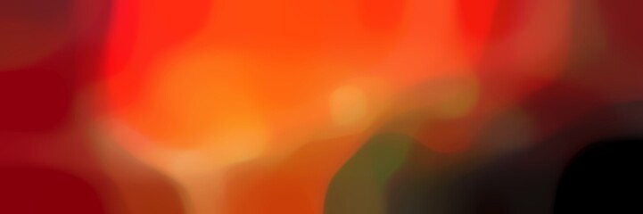 soft unfocused horizontal background with coffee, orange red and dark red colors space for text or image