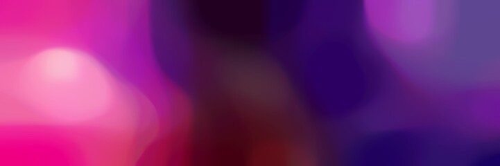 Fototapeta premium soft blurred horizontal background with mulberry , very dark magenta and moderate violet colors and space for text