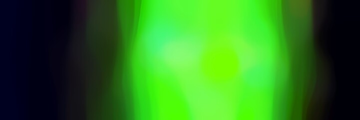 unfocused smooth horizontal background texture with neon green, forest green and black colors. can be used as background for cards or texture