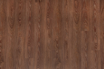 Natural dark brown wooden surface floor texture background.  polished  laminate  parquet