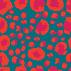 Elegant Cheetah Wildlife Seamless Leopard Print. Leopard Print Seamless Vector Design. 