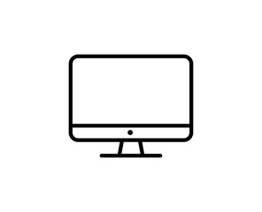 Computer line icon