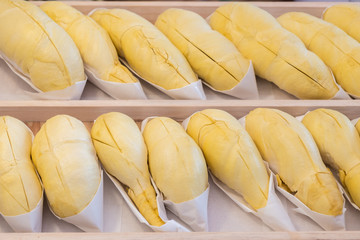 Durian  on shelf for sale