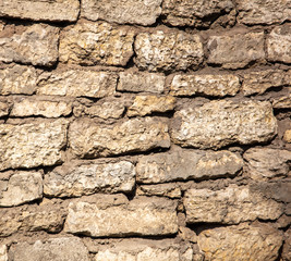 Wall of old stone bricks as a background