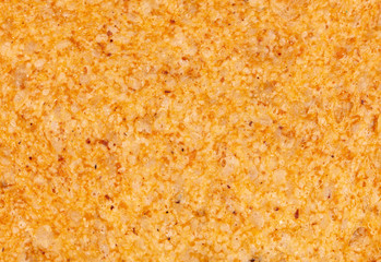 Brown bread crust as an abstract background