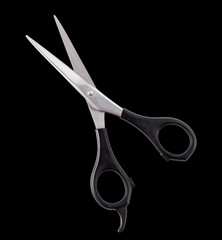 Scissors for haircuts isolated