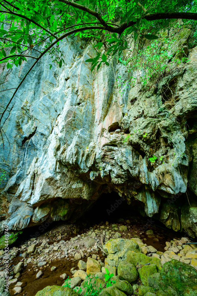 Sticker Pha Kong Cave in Chiang Rai Province