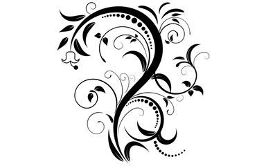 Floral elements design, luxury ornamental graphic element border, swirls flowers,foliage swirl decorative design for page decoration cards, wedding, banner, logos, frames, labels, cafes, boutiques