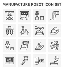 robot production icon