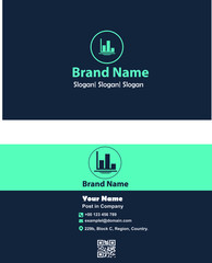 corporate simple modern business card design template
