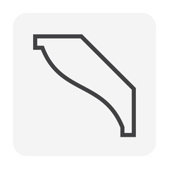 crown cornice icon © DifferR