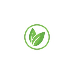 Green leaf logo