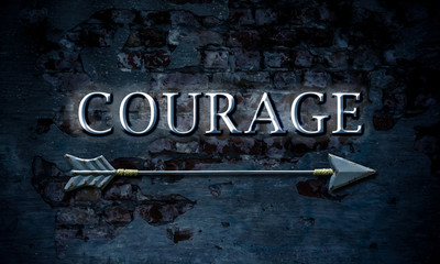 Street Sign to Courage