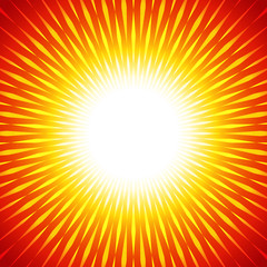 Obraz premium Red Hot Ray Sparkle Abstract Background Vector Illustration
