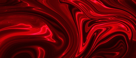 red and black liquid color oil paint.