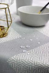 drops of water on the table